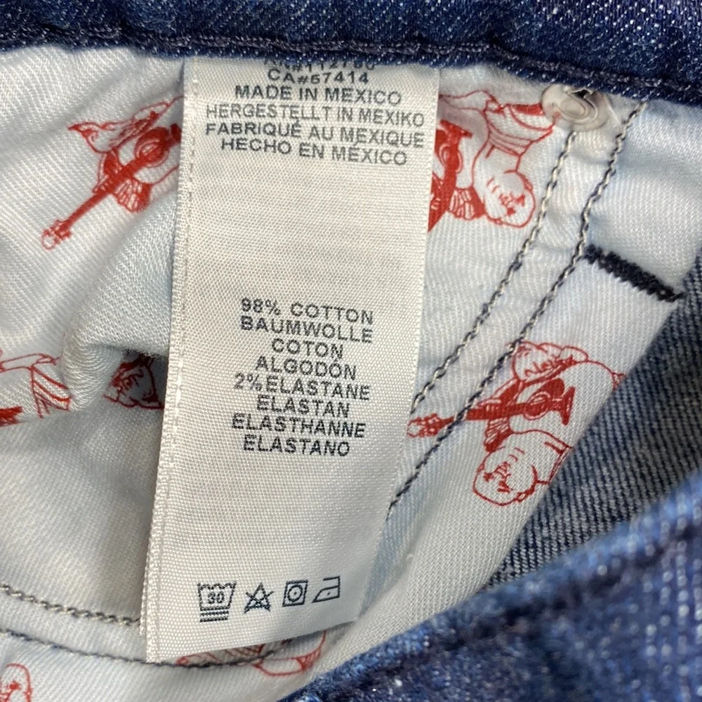 True Religion size 38 Rocco jeans dark denim like new!